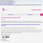 Rechnung E Mail Vorlage Elegant Trojaner Warnung Telekom Rechnung Für Januar 2014 • Mimikama