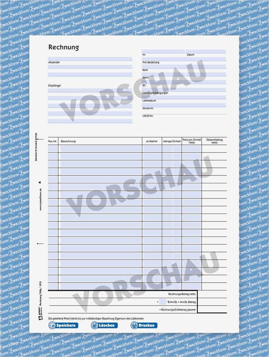 Rechnung österreich Vorlage Gut Musterrechnung Vorlage Zum Download