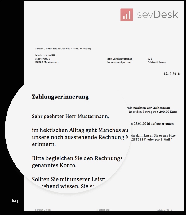 Rechnung Per Email Vorlage Luxus Zahlungserinnerung Vorlage Muster Zum Gratis Download