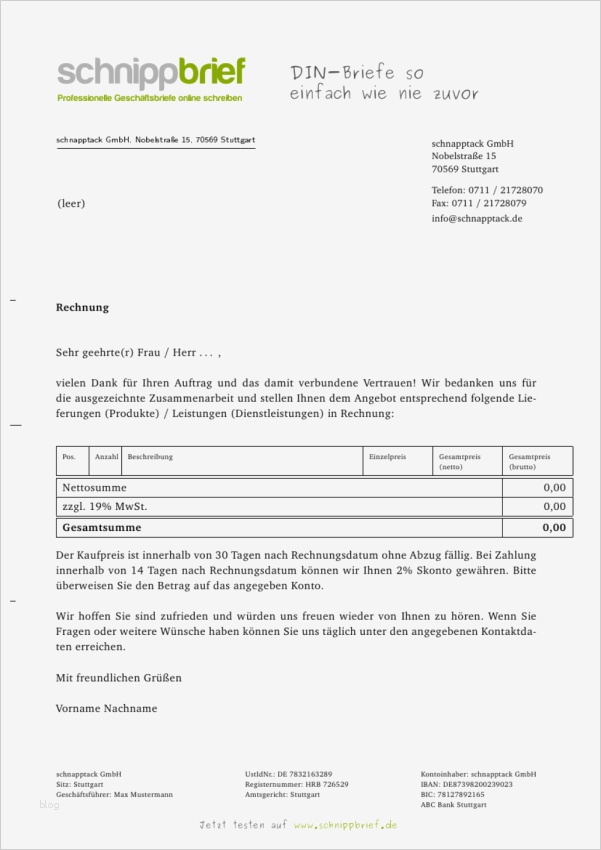Rechnung Schreiben Kleinunternehmer Vorlage Inspiration Rechnungsformular Muster 2 Rechnungstext Vorlage