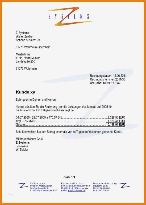 Rechnung Schreiben Ohne Gewerbe Vorlage Cool 7 Rechnung Schreiben Ohne Gewerbe