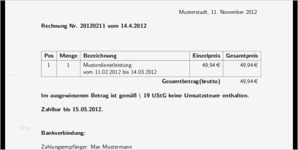 Rechnung Schreiben Ohne Gewerbe Vorlage Einzigartig Privatrechnung Ausstellen Muster Privatrechnung Rechnung