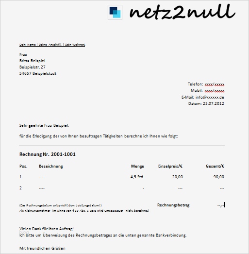 Rechnung Schreiben Ohne Gewerbe Vorlage Wunderbar Rechnung Kleingewerb Rechnung Kleingewerbe Vorlage