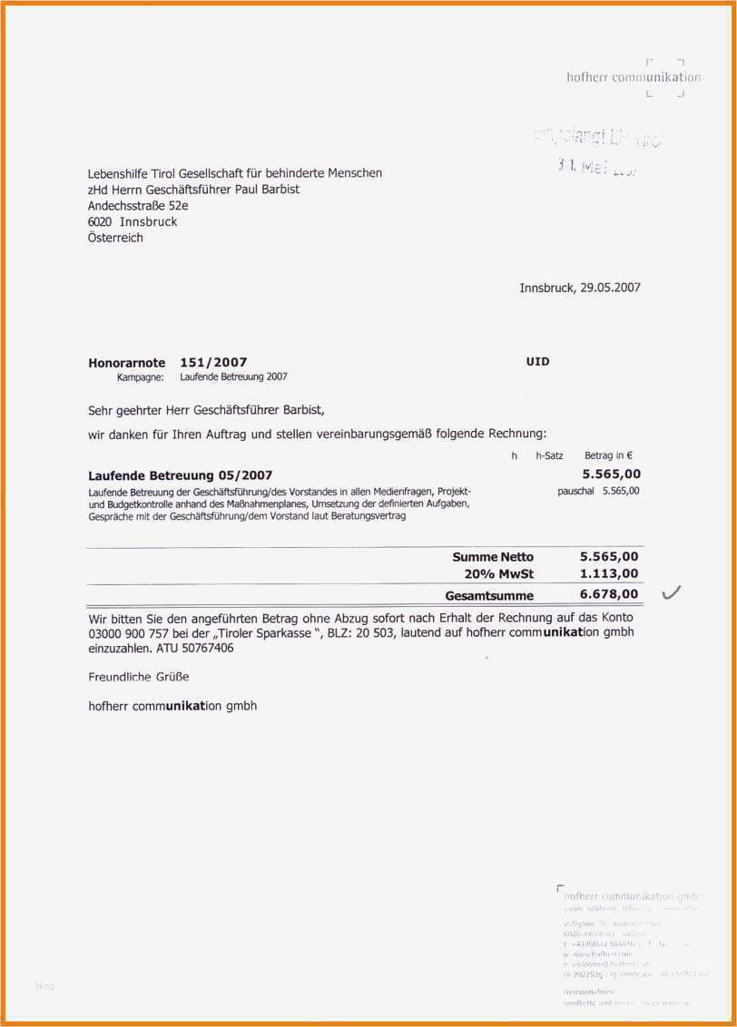 Rechnung Verein Vorlage Genial 9 Rechnung Verein