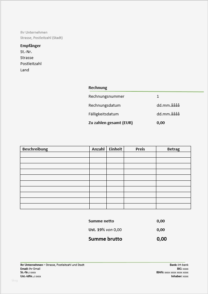 Rechnung Word Vorlage Kostenlos Bewundernswert Charmant Hotel Rechnung Vorlage Bilder
