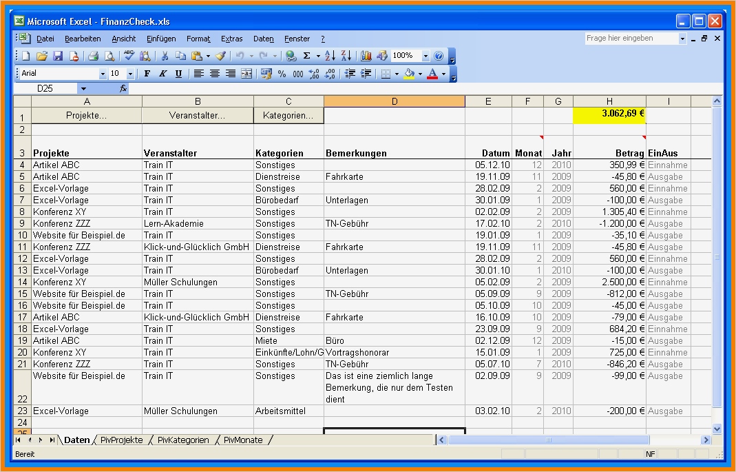 Rechnungen Vorlage Kostenlos Best Of 9 Einnahmen Ausgaben Excel