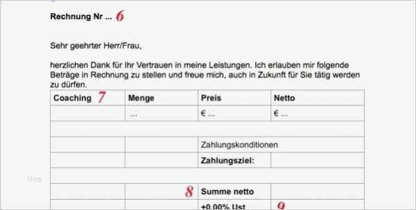 Rechnungen Vorlage Kostenlos Bewundernswert Kleinunternehmerregelung Rechnung Vorlage Rechnungsvorlag