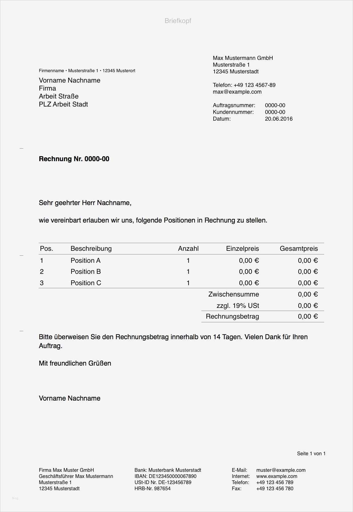 Rechnungen Vorlage Kostenlos Cool Pages Vorlage Rechnung