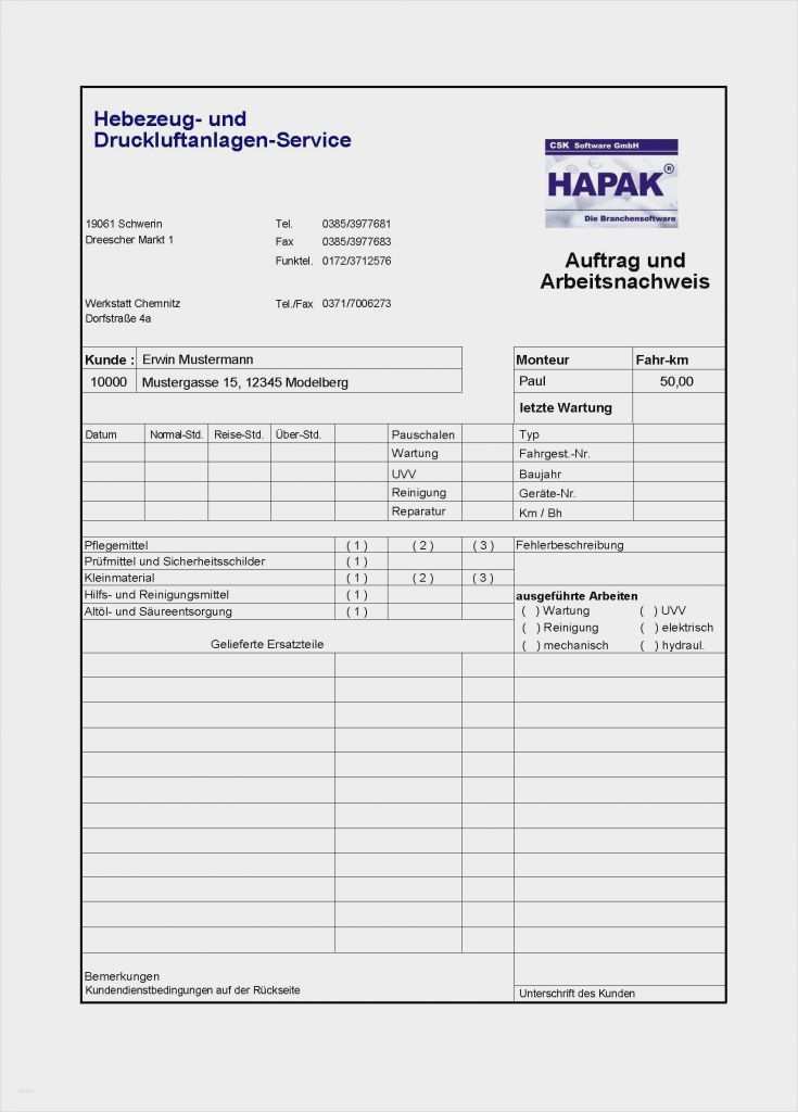 Regiebericht Vorlage Excel Kostenlos Erstaunlich Groß ...