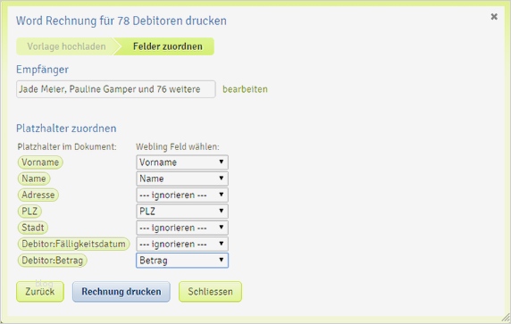 Register Drucken Word Vorlage Beste Word Rechnung Drucken – Webling Support