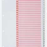 Register Drucken Word Vorlage Hübsch Register