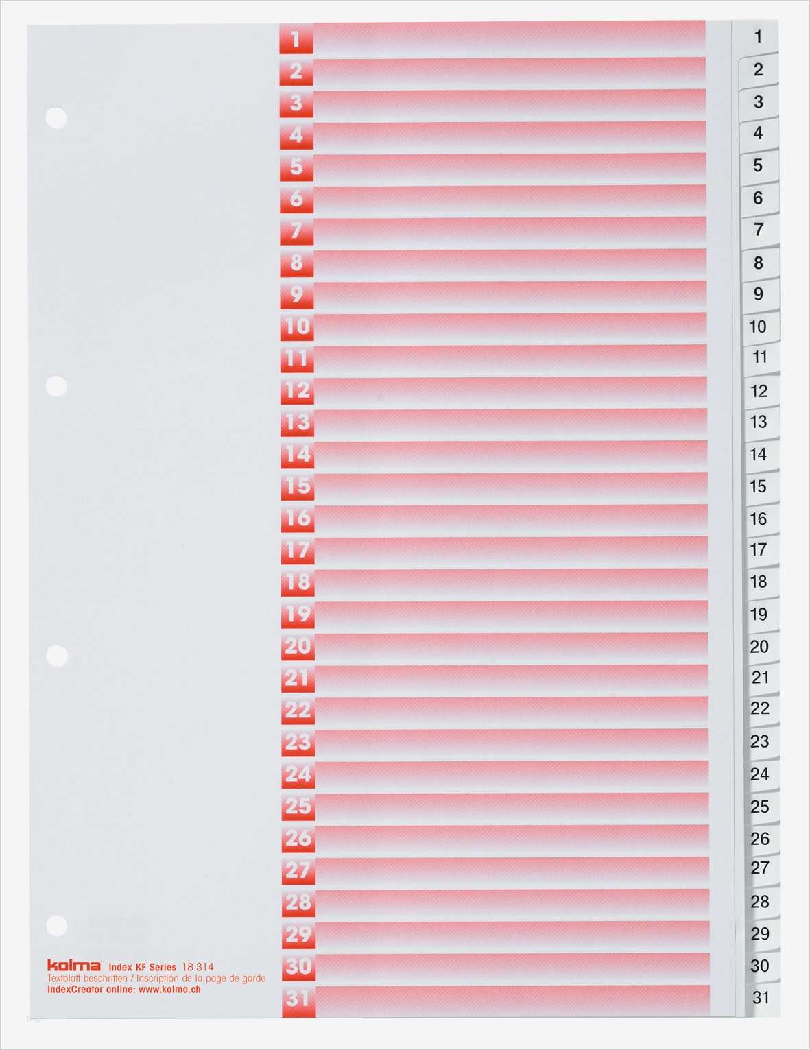Register Drucken Word Vorlage Hübsch Register