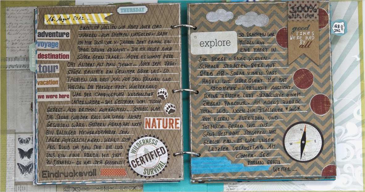 Reisetagebuch Selber Machen Vorlagen Bewundernswert Anne581 Reisetagebuch Teil 2