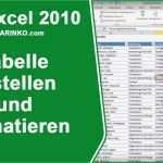Rentabilitätsvorschau Excel Vorlage Kostenlos Gut Excel Tabelle Erstellen Und formatieren Tutorial Von