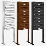 Renz Briefkasten Vorlage Cool 8er Standbriefkasten Anlage Freistehend Ral Farbe