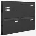 Renz Briefkasten Vorlage Einzigartig 3er Briefkastenanlage Für Tür Zaundurchwurf Klingel Ral