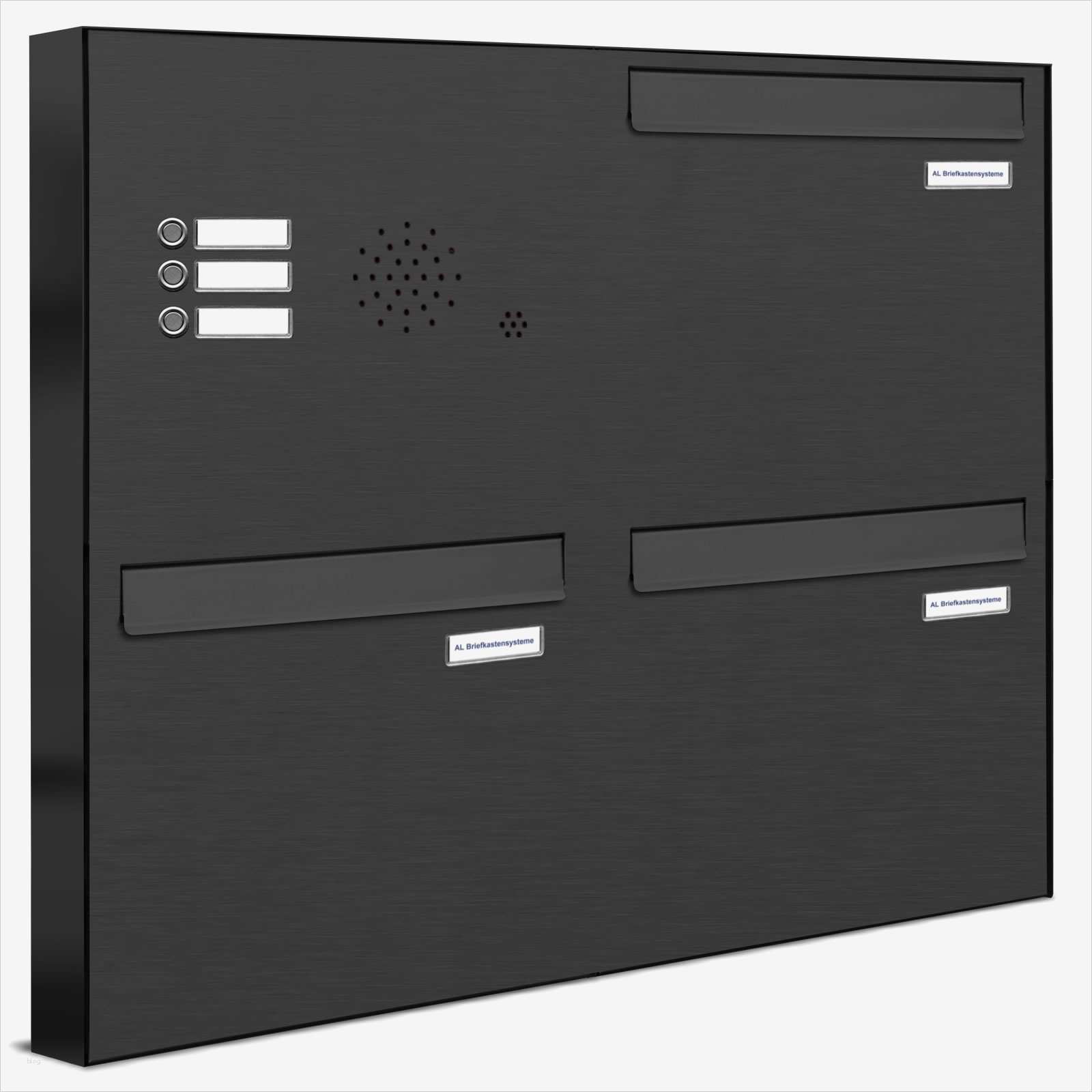 Renz Briefkasten Vorlage Einzigartig 3er Briefkastenanlage Für Tür Zaundurchwurf Klingel Ral