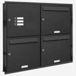 Renz Briefkasten Vorlage Erstaunlich 3er Briefkasten Anlage Für Unterputz Montage Klingel Ral