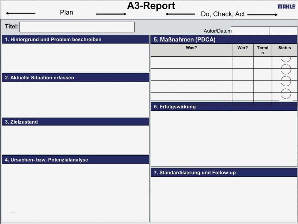 Reporting Excel Vorlage Neu Fallstu Praxis Beispiel Für Hoshin Kanri Methode