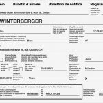 Reservierungsbestätigung Hotel Vorlage Süß Der Schweizer Meldeschein Online Erfassen Pdf Drucken