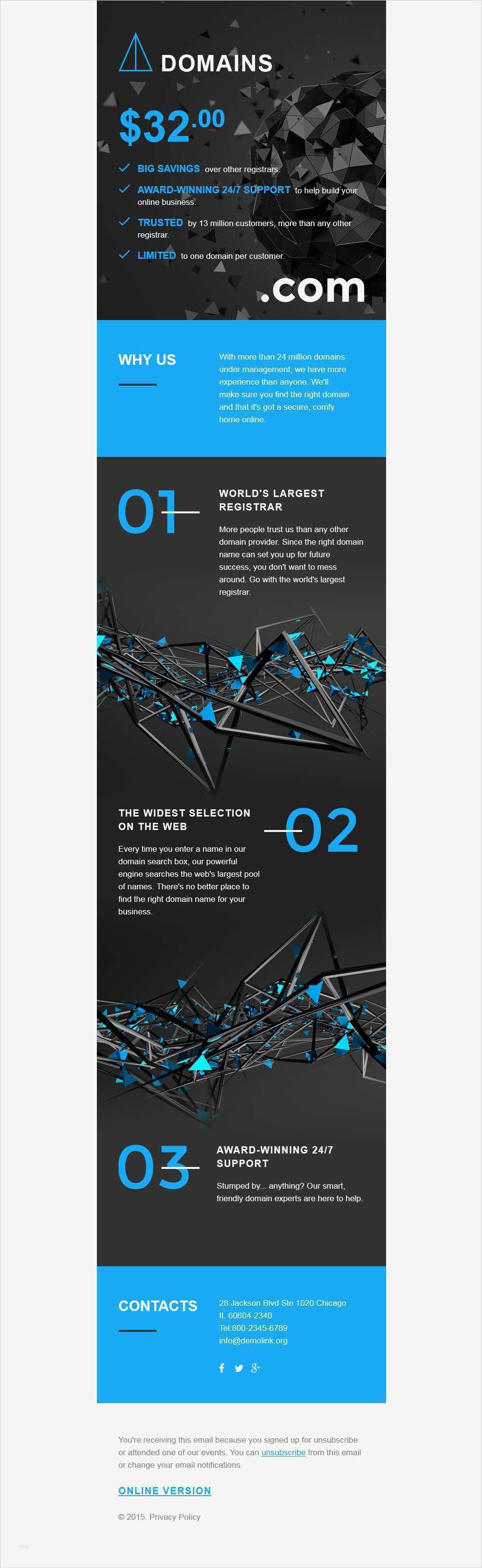 Responsive Newsletter Vorlage Angenehm Newsletter Vorlage Für Domain Registrar