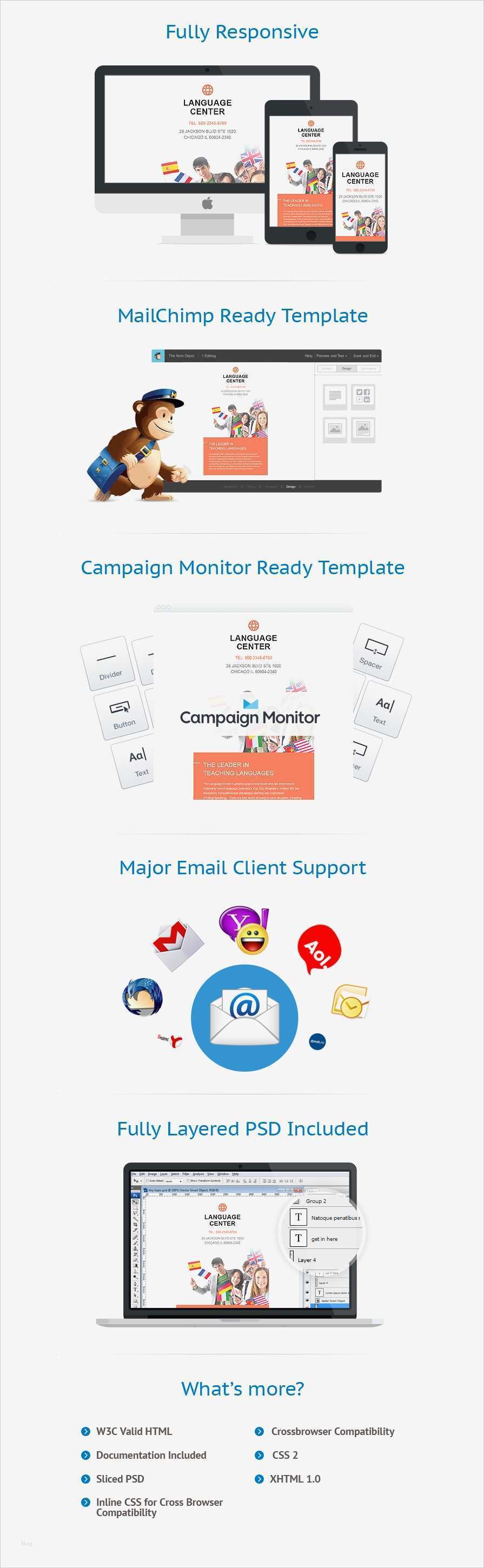 Responsive Newsletter Vorlage Luxus Newsletter Vorlage Für Sprachschule