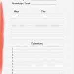 Rezepte Schreiben Vorlage Cool Rezeptvorlagen Im Watercolor Design