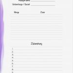 Rezepte Schreiben Vorlage Neu Rezeptvorlagen Im Watercolor Design