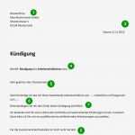 Richtig Kündigen Vorlage Erstaunlich Kostenloses Kündigungsschreiben Muster Everbill Magazin