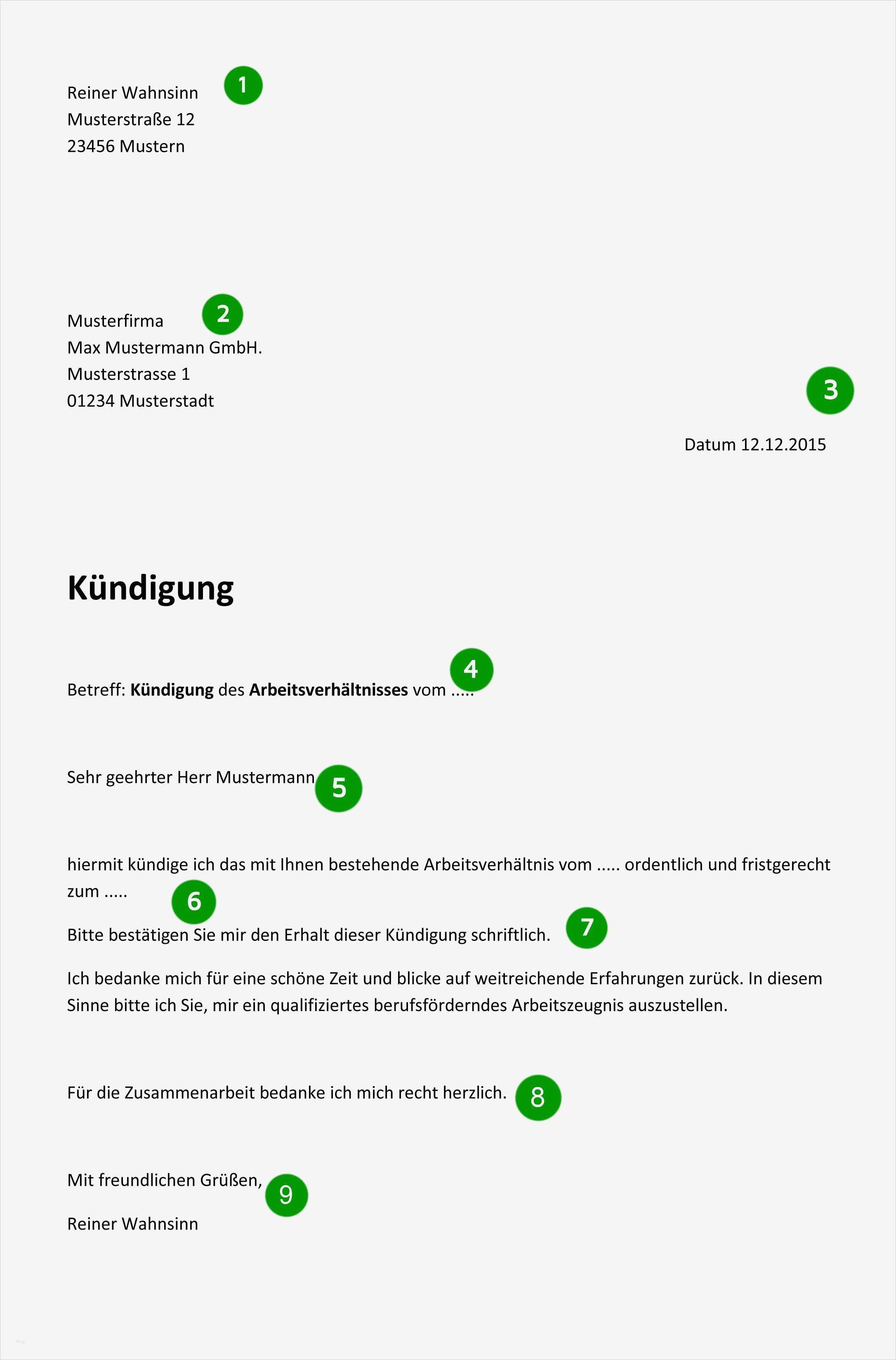 Kostenloses Kündigungsschreiben Muster everbill Magazin