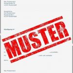 Richtig Kündigen Vorlage Erstaunlich Vorlage Kündigung