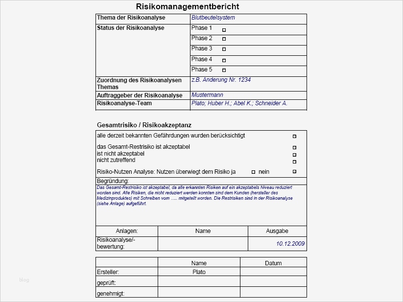Risikoanalyse Nach Niederspannungsrichtlinie Vorlage Schönste Groß Risikomanagementplan Beispiel Template Bilder
