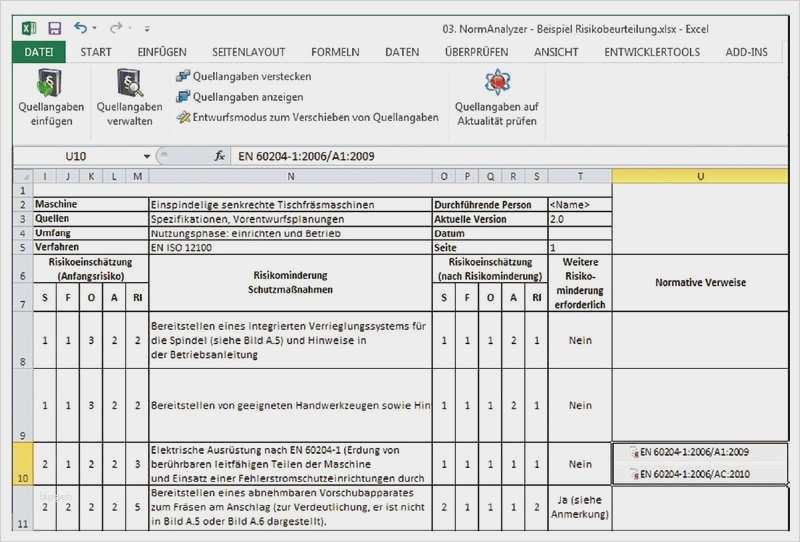 Risikobeurteilung Nach Maschinenrichtlinie Vorlage Erstaunlich Erfreut Risikoanalyse Vorlage Excel Bilder Entry Level