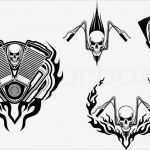 Rocker Tattoos Vorlagen Fabelhaft Death Monster for Racing Mascot or Tattoo