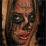 Rocker Tattoos Vorlagen Gut Die Besten 25 Catrina Tattoo Ideen Auf Pinterest
