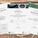 Rohs Zertifikat Vorlage Süß Outstanding Zertifikat Auf Spanisch Motif Line Birth