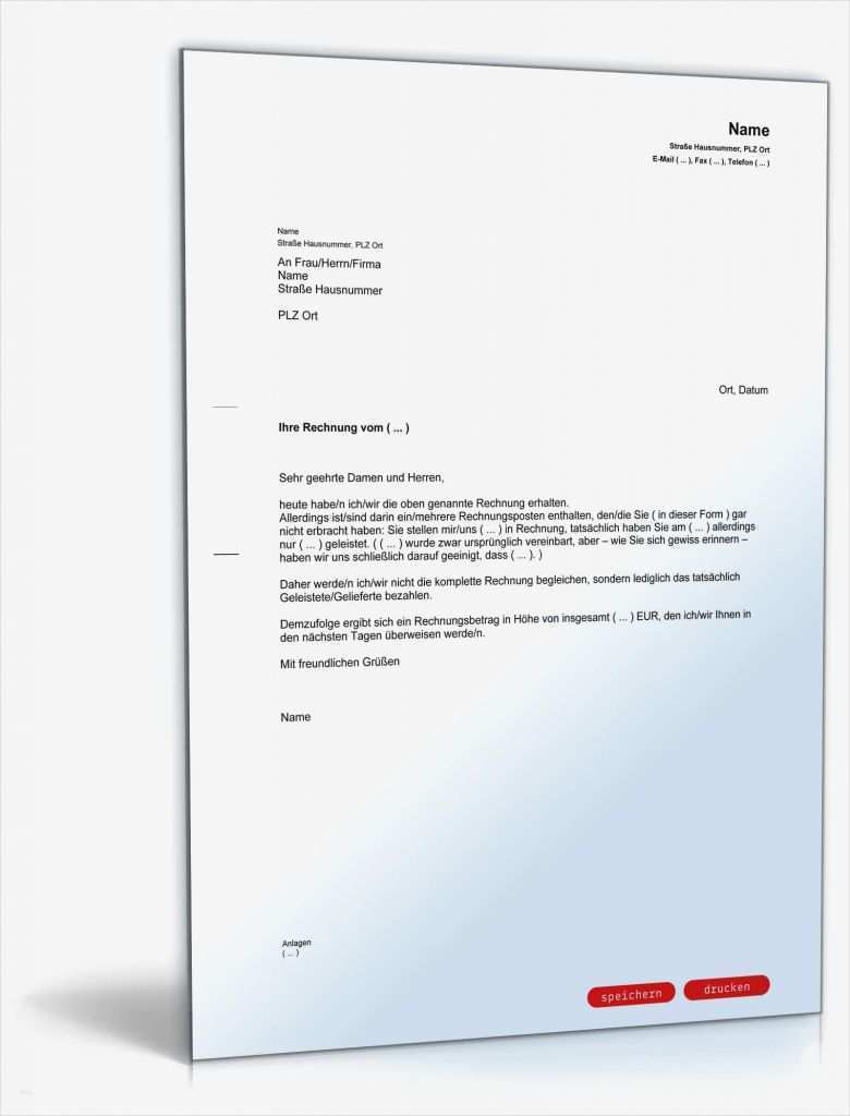 Rückkaufswert Anfordern Vorlage Erstaunlich Zurückweisung Einer Rechnung
