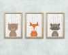 Rücknahmebedingungen Ebay Vorlage Einzigartig Bild Set Wald Tiere Kunstdruck A4 Bär Fuchs Waschbär