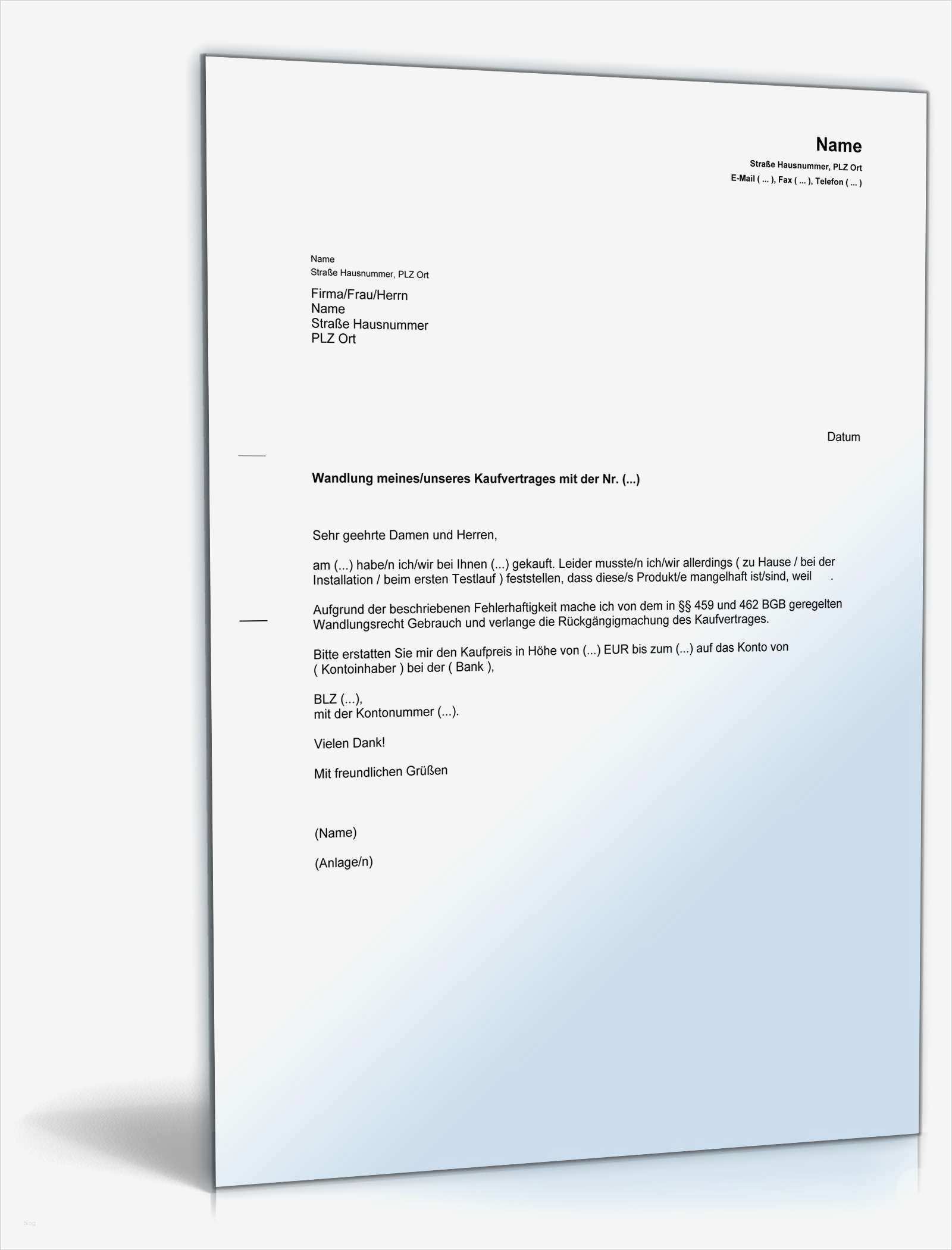 Rücktritt Vereinsvorstand Vorlage Wunderbar Rücktritt Kaufvertrag Wegen Mangel Russisch Deutsch