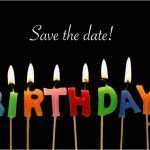 Save the Date Email Vorlage Geburtstag Angenehm Save the Date Postkarte Zum Geburtstag Modern Deko