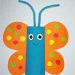 Schmetterling Einladung Basteln Vorlage Wunderbar Schmetterling Aus toilettenpapierrolle Mit Kindern Basteln