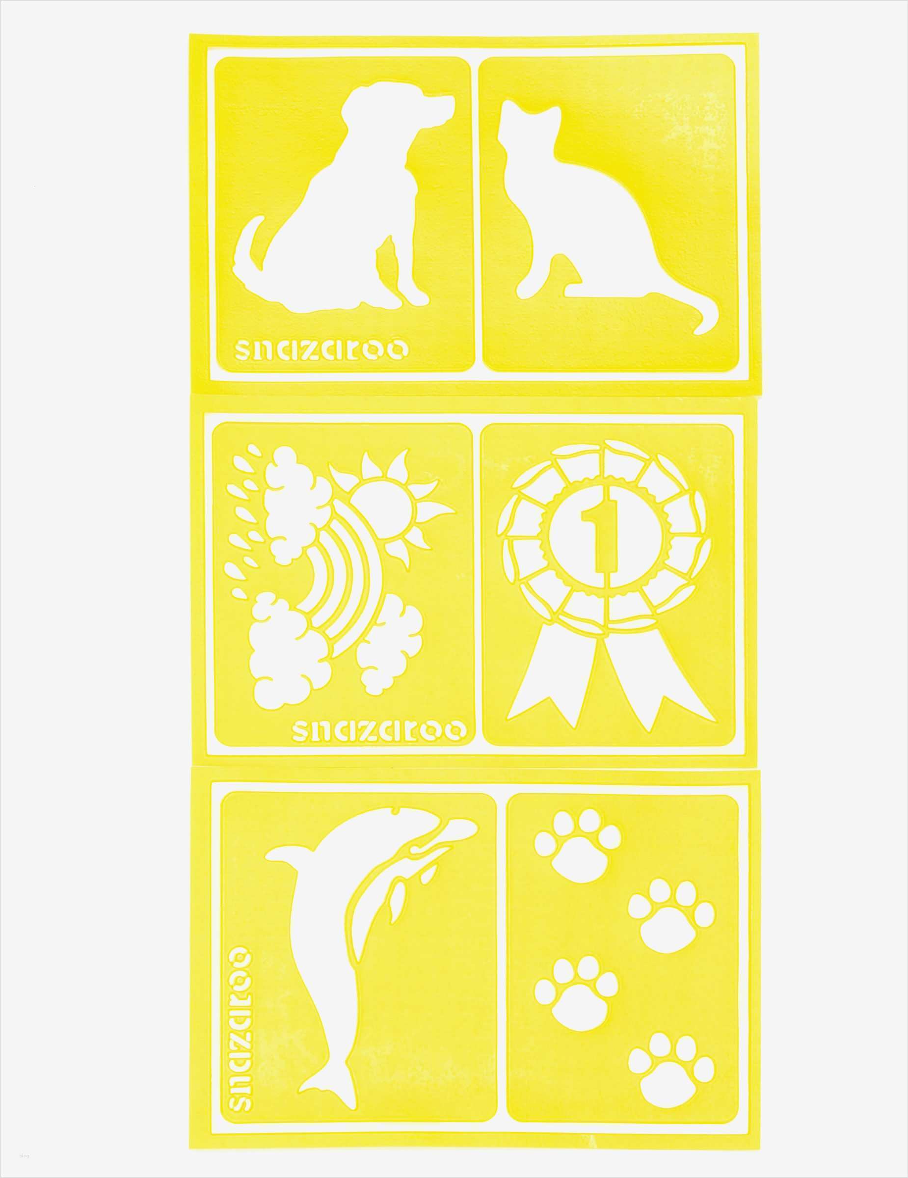 Schmink Schablonen Vorlagen Elegant Kinder Schmink Set Mit Schablonen 6 Teilig Bunt Günstige