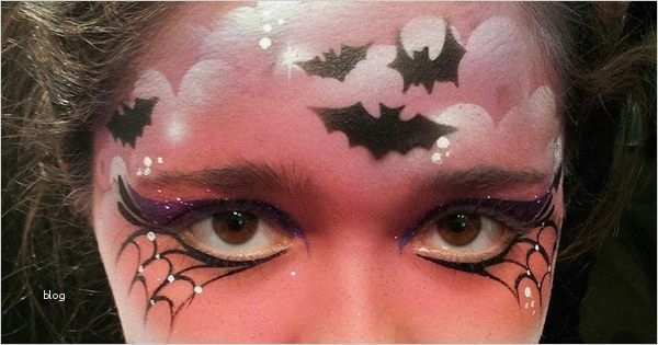 Schmink Schablonen Vorlagen Hübsch Face Painting Halloween Using Stencils