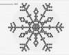 Schneeflocke Bügelperlen Vorlage Elegant Bügelperlen Schneeflocke