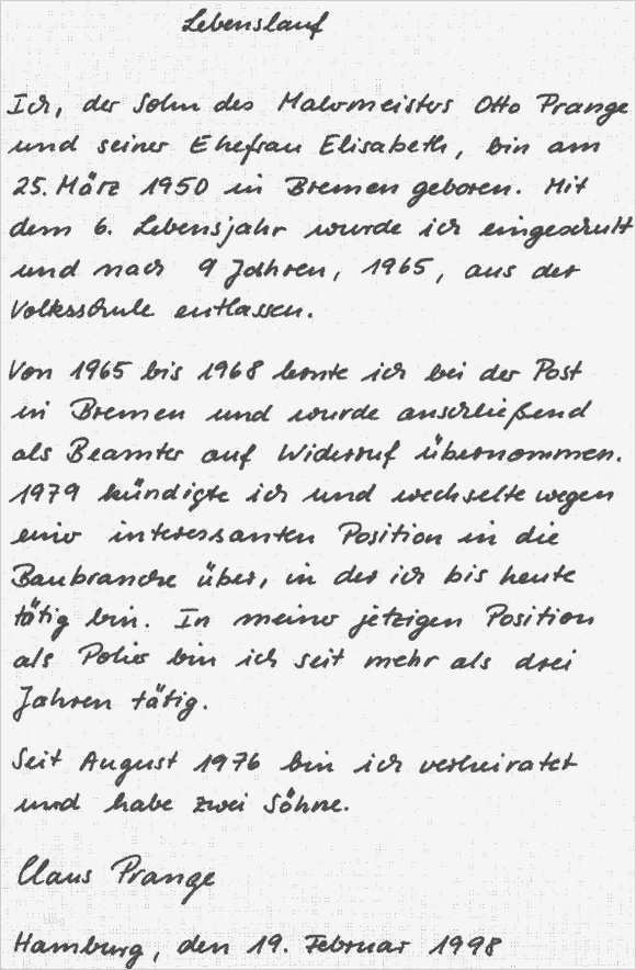 Schriftlicher Lebenslauf Vorlage Best Of Lebenslauf Richtig Erstellen Teil I – Aktuelle Muster Und