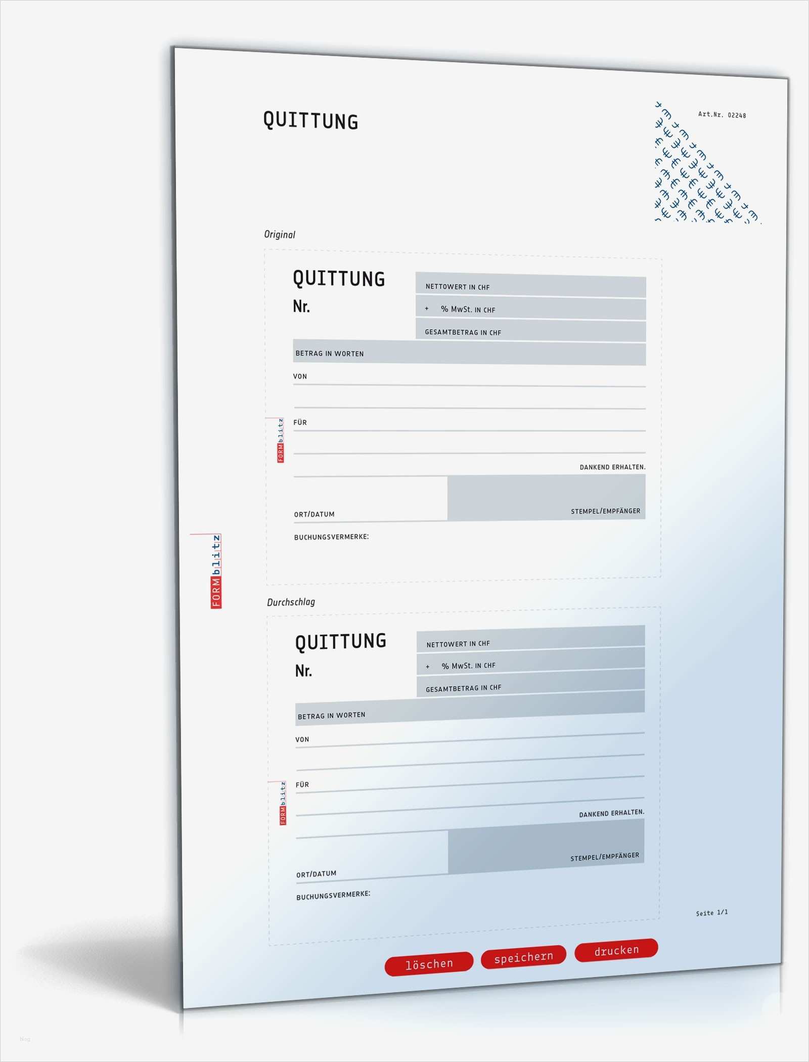 Schriftliches Angebot Vorlage Cool Quittung Zum Selbsteintrag Muster Vorlage Zum Download
