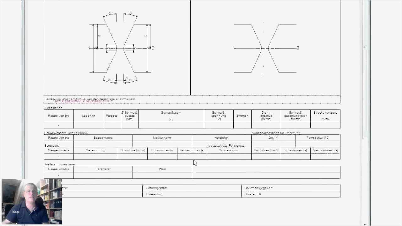 Schweißanweisung Vorlage Excel Angenehm Erstellen Einer Schweißanweisung Mit Wps Maker