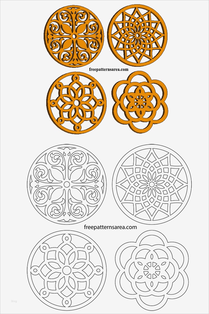 Scroll Saw Vorlagen Neu Scroll Saw Trivet Hot Pad Pattern