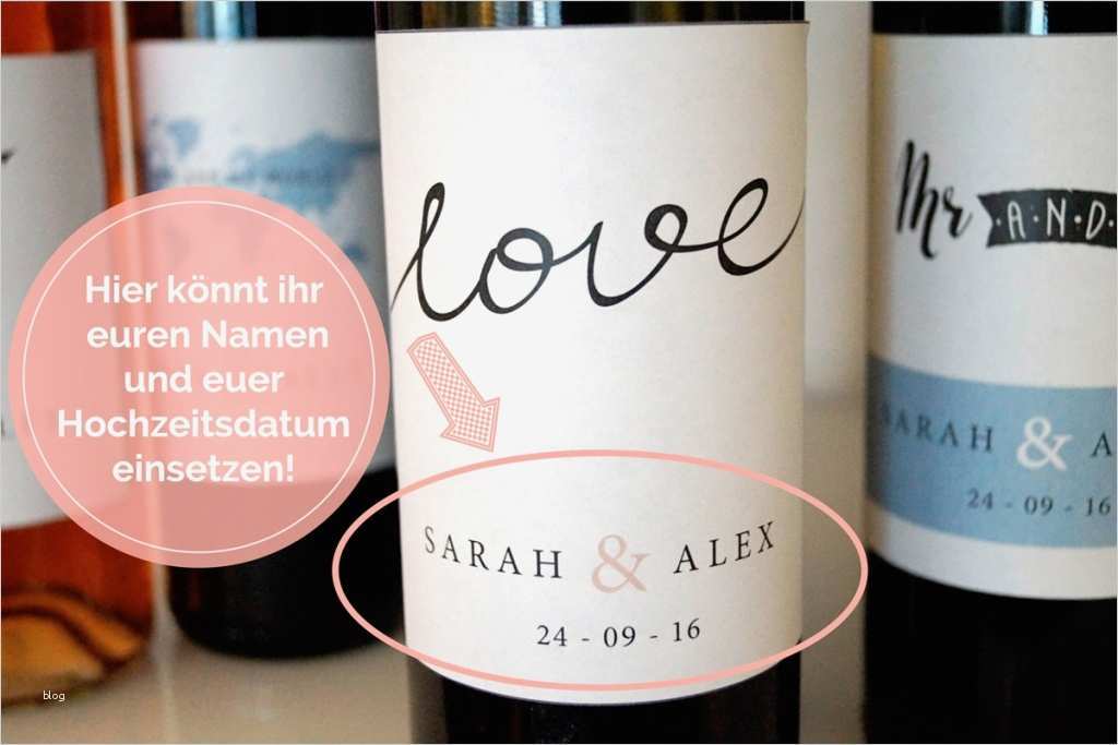 Sekt Etiketten Vorlagen Kostenlos Bewundernswert tolle Diy Hochzeitsdeko Flaschenetiketten Mit Euren Namen