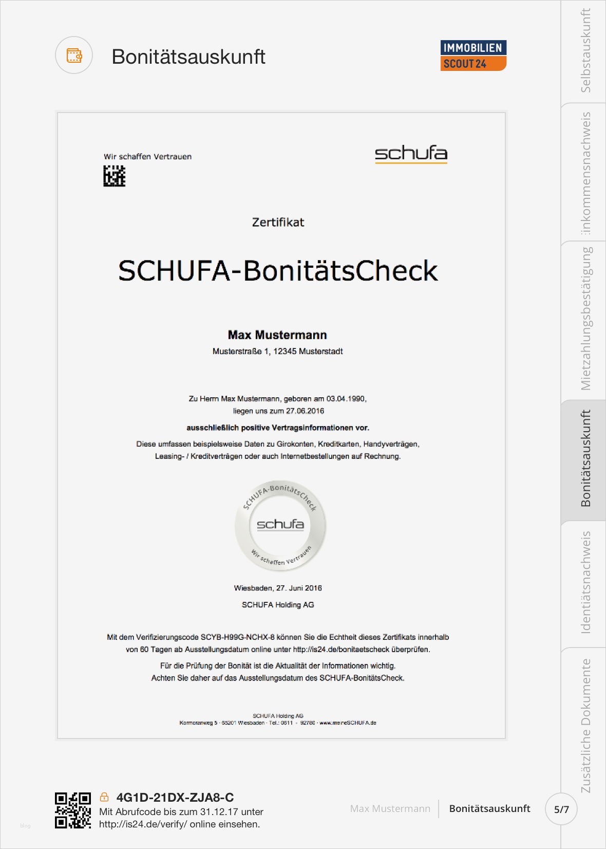 Selbstauskunft Vermieter Vorlage Angenehm Premium Interessenten Bei Immobilienscout24